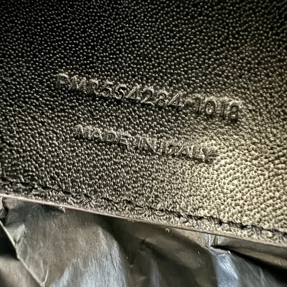 YSL Saint Laurent Nolita Black Grainskin Leather Handbag - Picture 5 of 16